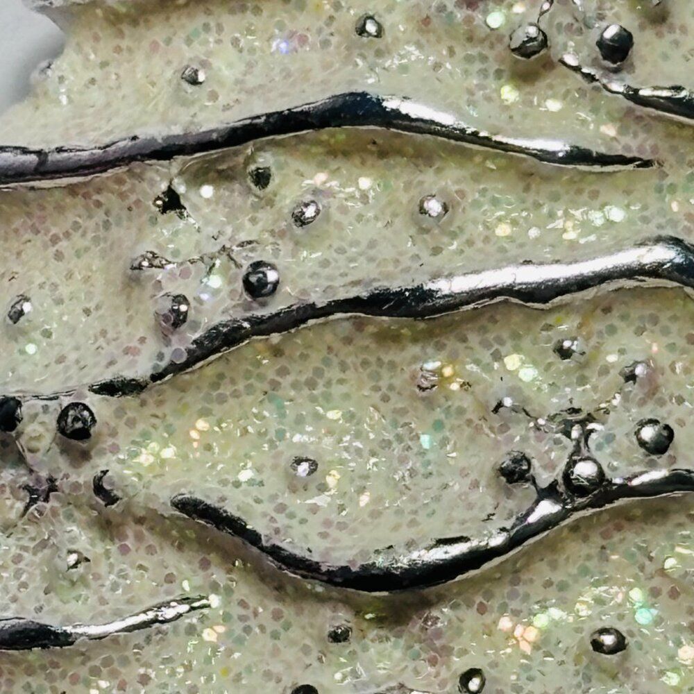 VINTAGE Christopher Radko Silver Tone Christmas Tree Brooch Dangle Snowflake - Picture 5 of 10